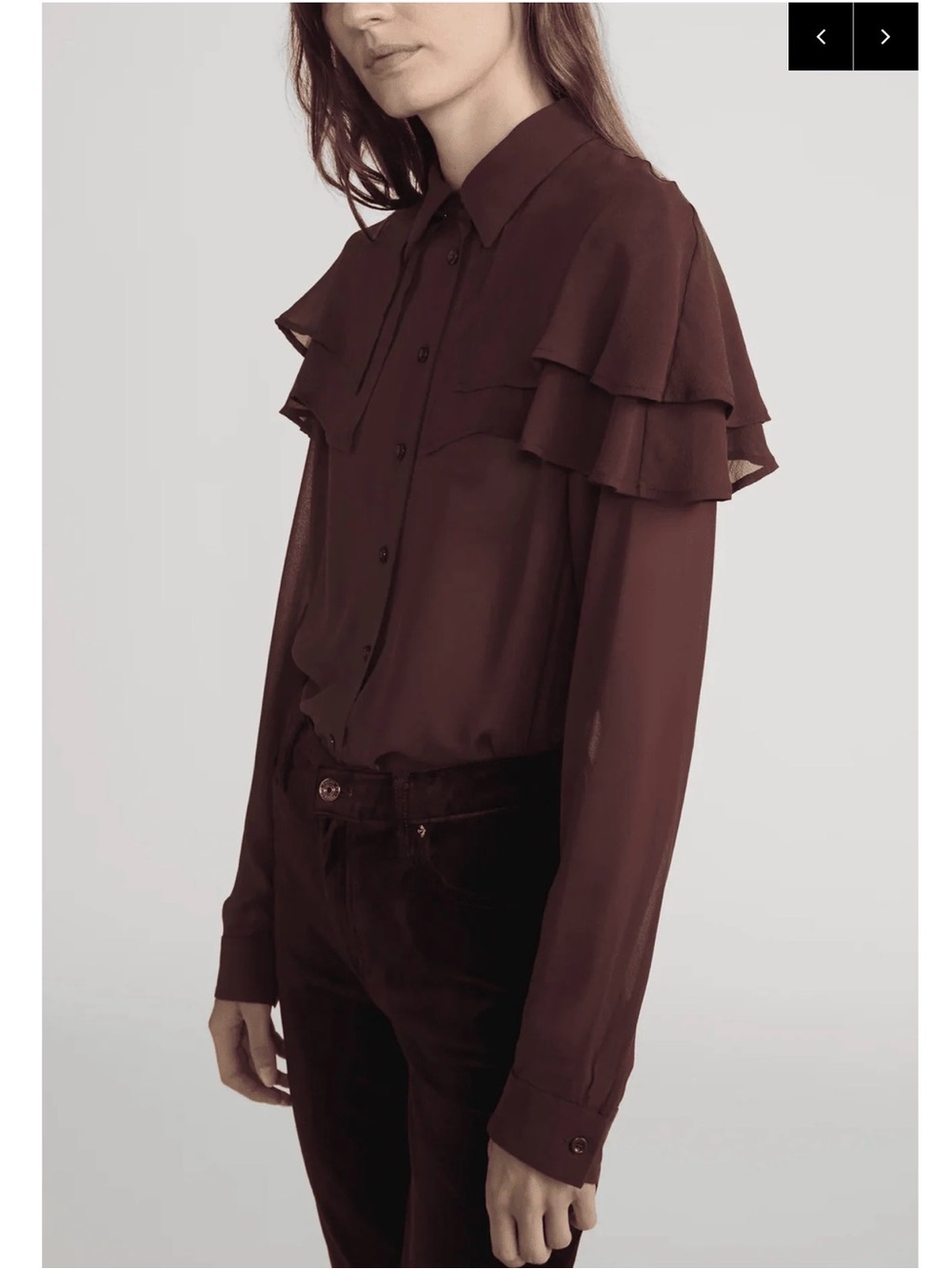 Frame Cape Blouse